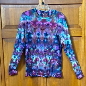 Multicolor Tie-Dye Long Sleeve Top